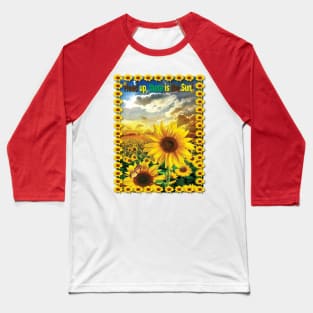 Sunflower- head up #2 Baseball T-Shirt